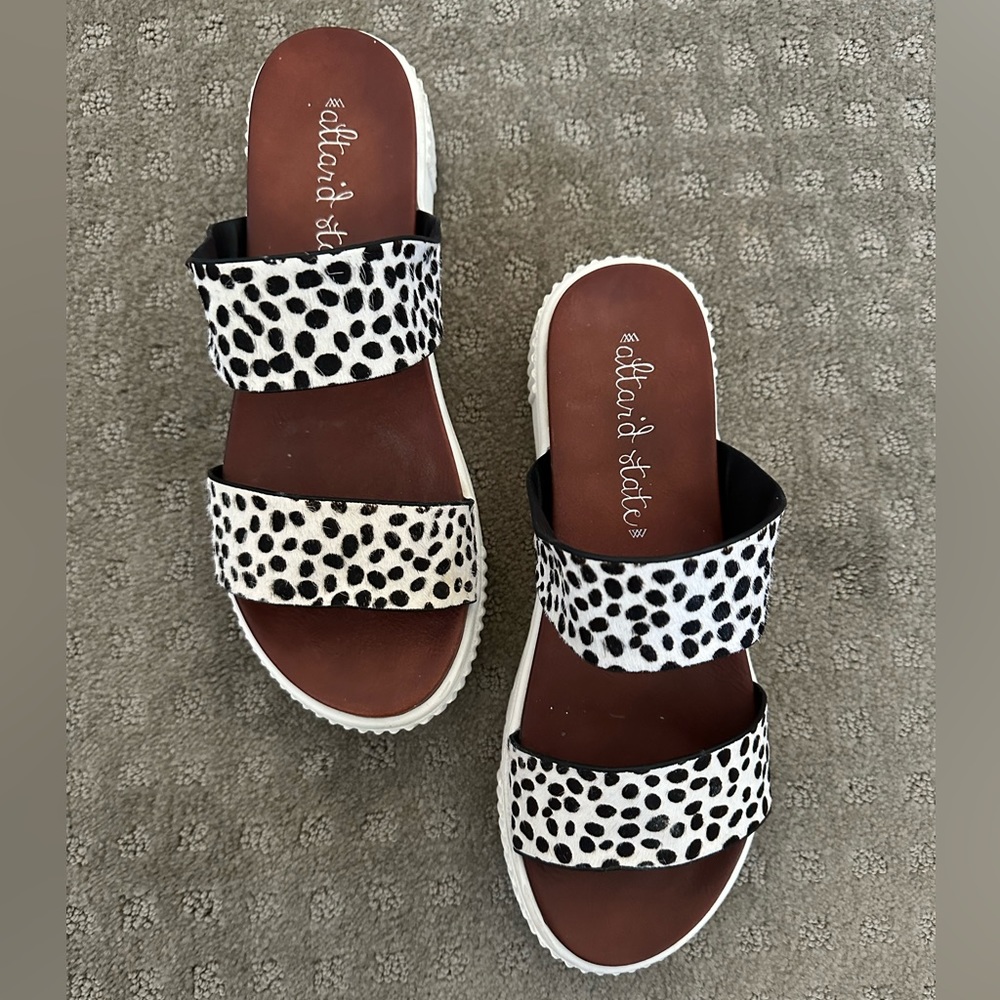 Altar’d State Leopard Print Sandals - Size 8.5